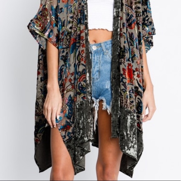 ❤️LAST NEW Stunning Olive Green Kimono Cardigan - Picture 5 of 11